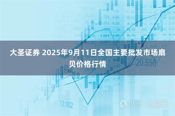 大圣证券 2025年9月11日全国主要批发市场扇贝价格行情